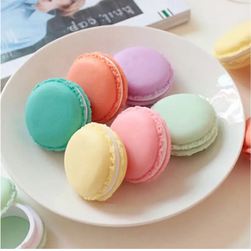 Sweet Macaroon Shaped Storage Boxes, 6 pc set